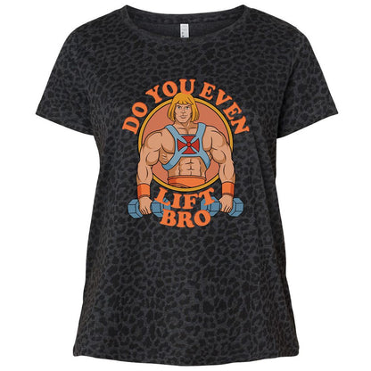 Ladies Curvy Jersey - 2R4QT9W2 - Black Leopard - 11