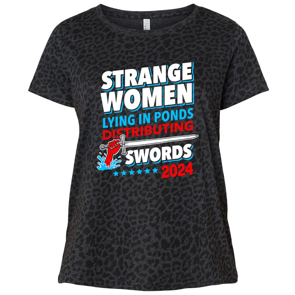 Ladies Curvy Jersey - A48TA254 - Black Leopard - 11