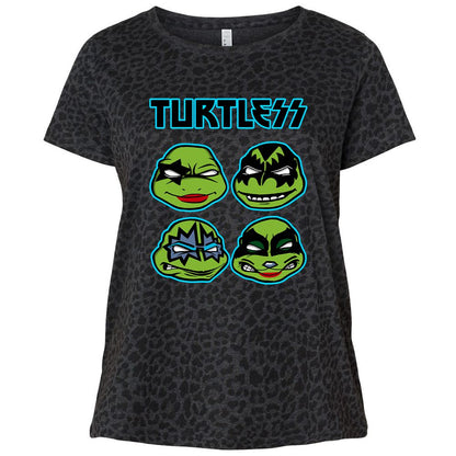 Ladies Curvy Jersey - 9DKPNMG4 - Black Leopard - 11