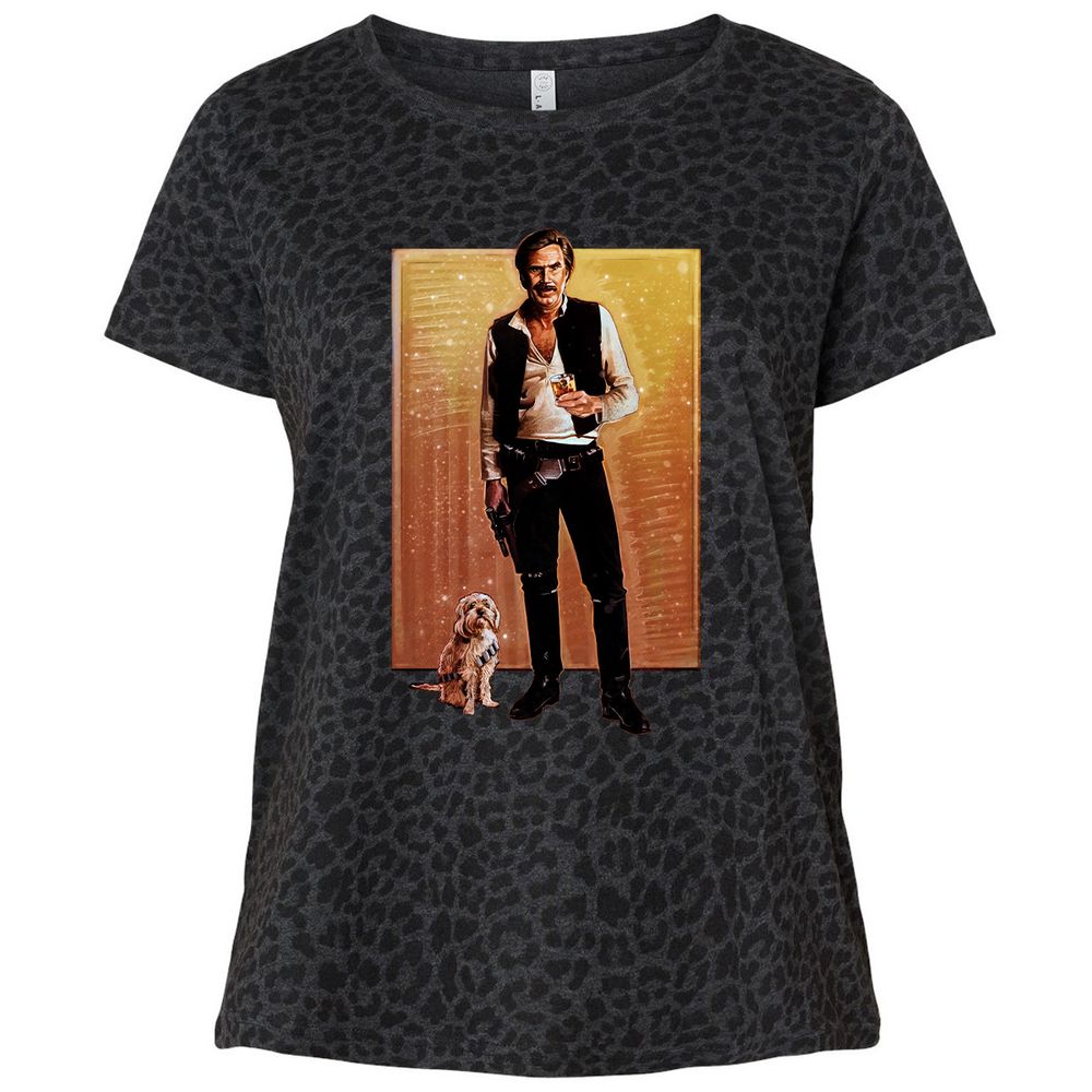 Ladies Curvy Jersey - 82JM1466 - Black Leopard - 11