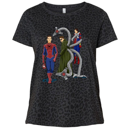 Ladies Curvy Jersey - 2WEQF94Y - Black Leopard - 11