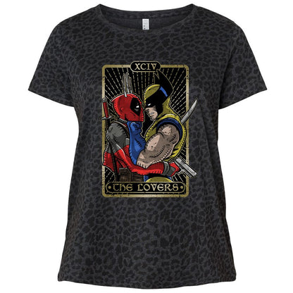 Ladies Curvy Jersey - E4KS16Z5 - Black Leopard - 11