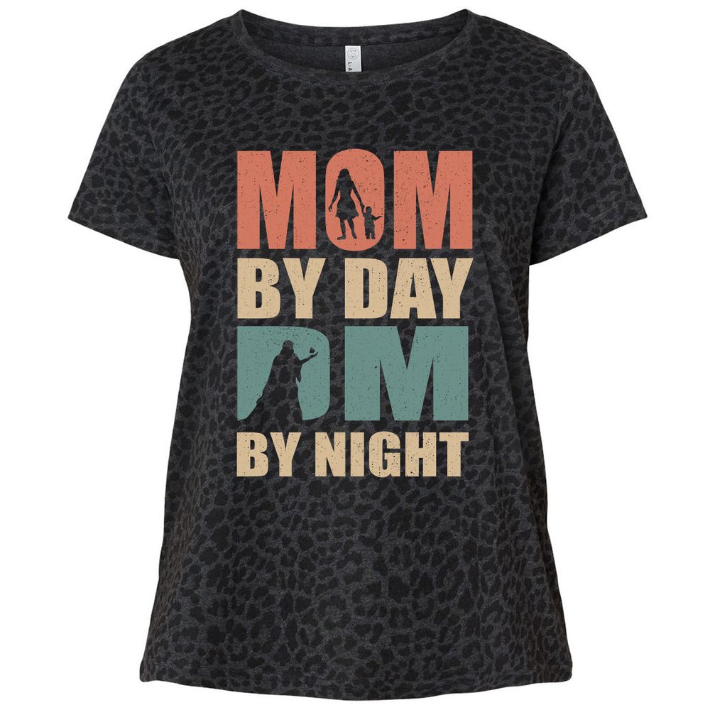 Ladies Curvy Jersey - HJJLLC64 - Black Leopard - 11