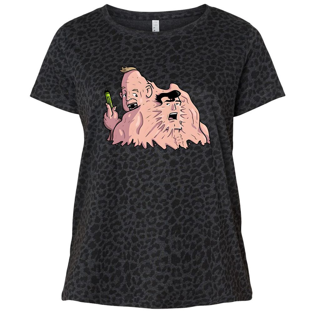 Ladies Curvy Jersey - DJ552FC8 - Black Leopard - 11