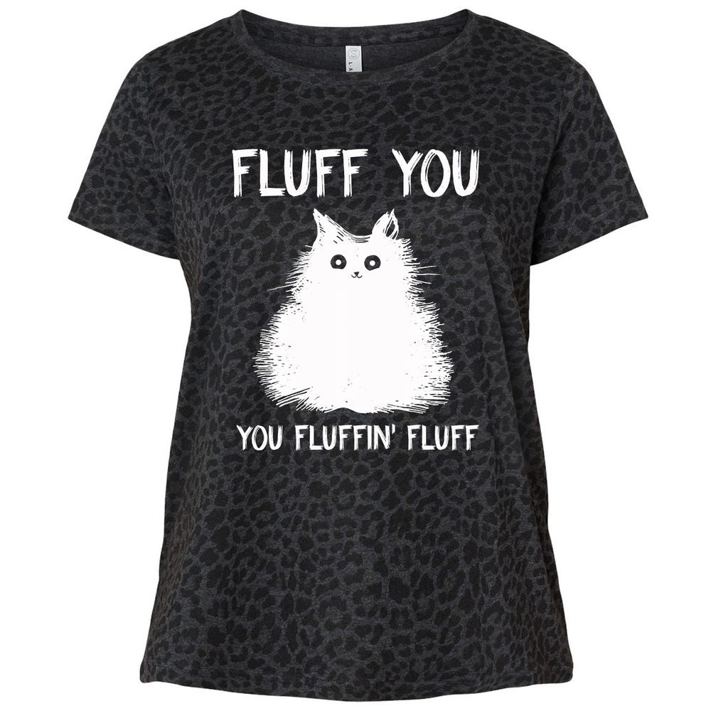 Ladies Curvy Jersey - Z6QAG2QX - Black Leopard - 11