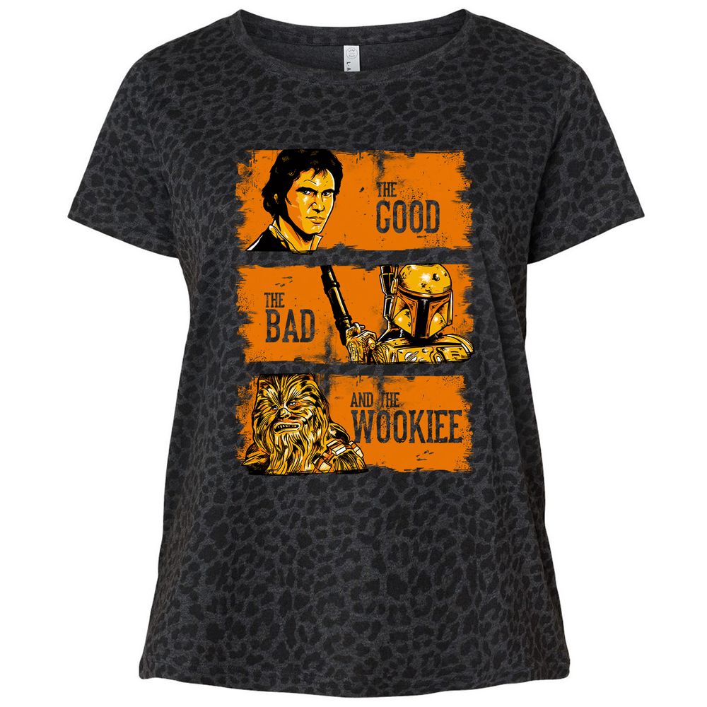 Ladies Curvy Jersey - ZDRZJYEF - Black Leopard - 11