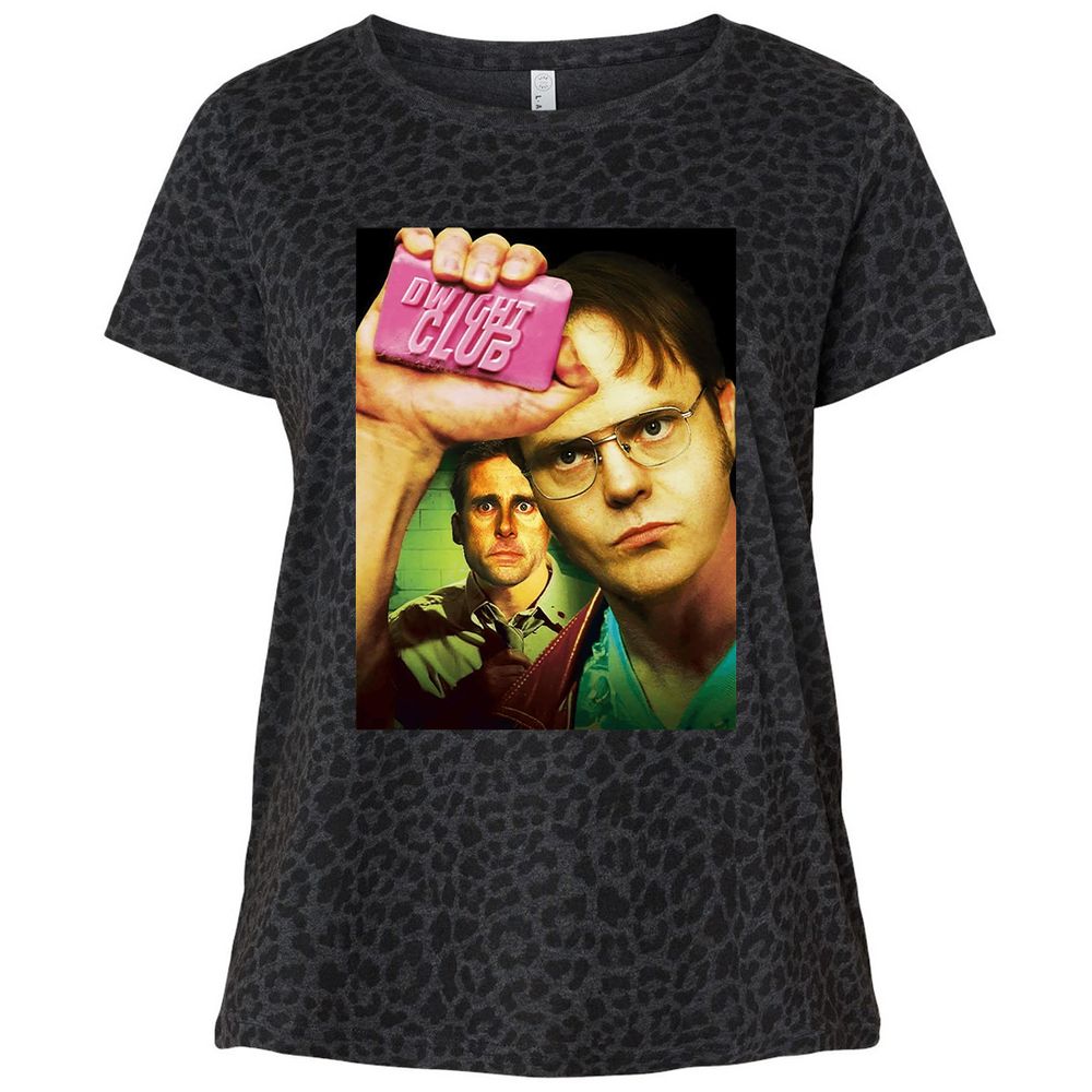 Ladies Curvy Jersey - 3QHYGT77 - Black Leopard - 11