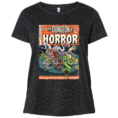 Ladies Curvy Jersey - GGC1D1FD - Black Leopard - 11