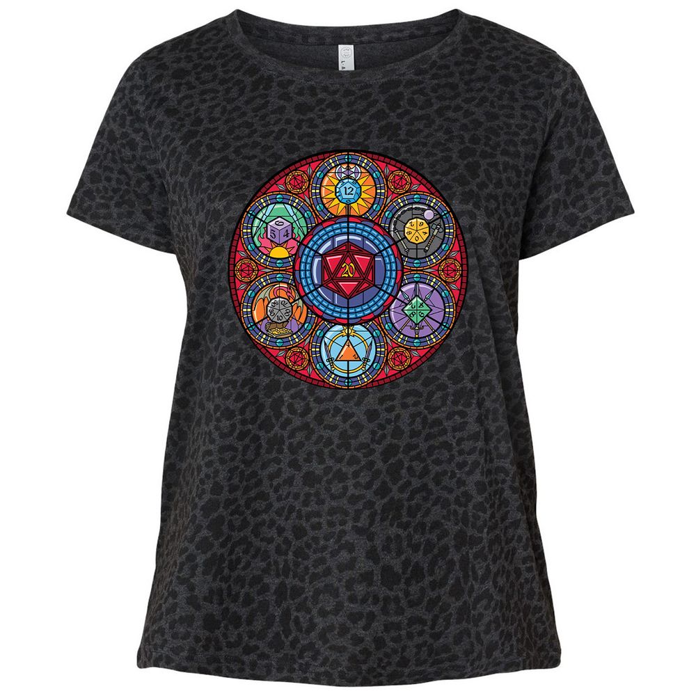 Ladies Curvy Jersey - A22KVZLT - Black Leopard - 11