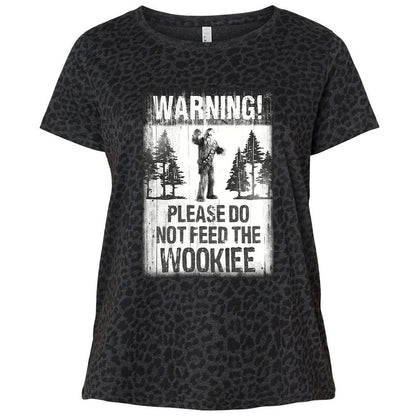 Ladies Curvy Jersey - 2WJ9CECH - Black Leopard - 11