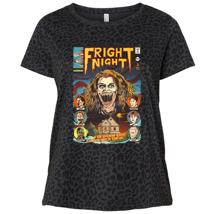 Ladies Curvy Jersey - HYSWKZ6J - Black Leopard - 11