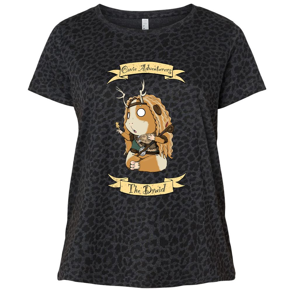 Ladies Curvy Jersey - JSMCBDJX - Black Leopard - 11