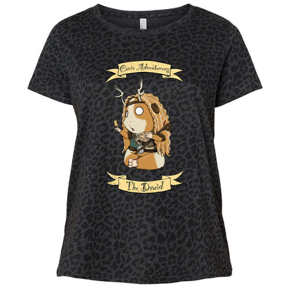 Ladies Curvy Jersey - JSMCBDJX - Black Leopard - 11