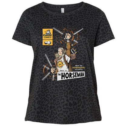 Ladies Curvy Jersey - X4V3XA48 - Black Leopard - 11