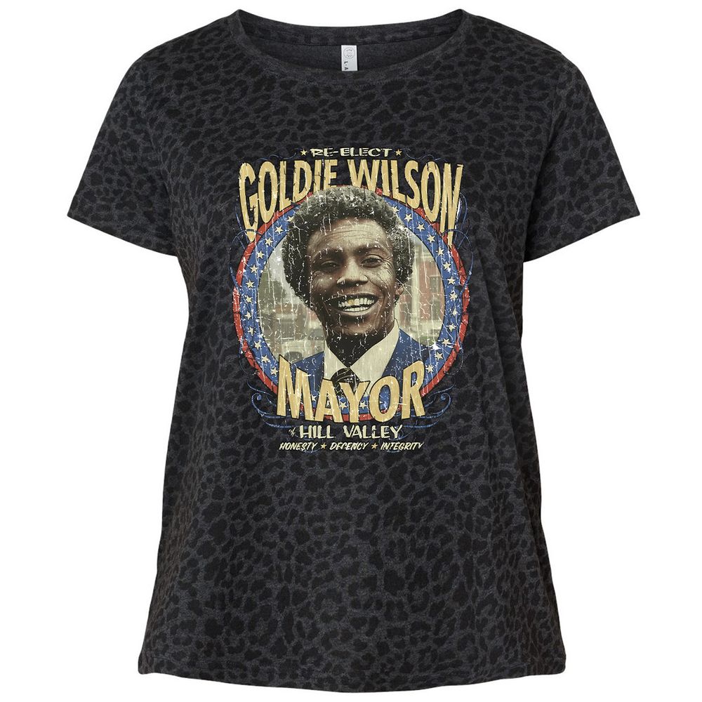 Re-Elect Mayor Goldie Wilson - Black Leopard - 11