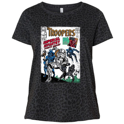 Ladies Curvy Jersey - EG1ED326 - Black Leopard - 11