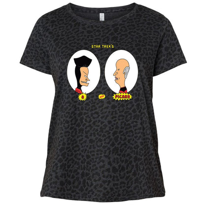 Ladies Curvy Jersey - GBCBCL29 - Black Leopard - 11