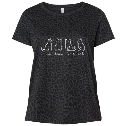 Ladies Curvy Jersey - P2G974Y8 - Black Leopard - 11