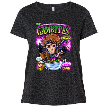 Ladies Curvy Jersey - XTSNFBQ1 - Black Leopard - 11