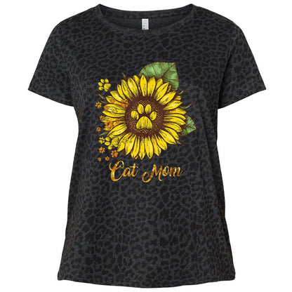 Ladies Curvy Jersey - LTLK24N1 - Black Leopard - 11