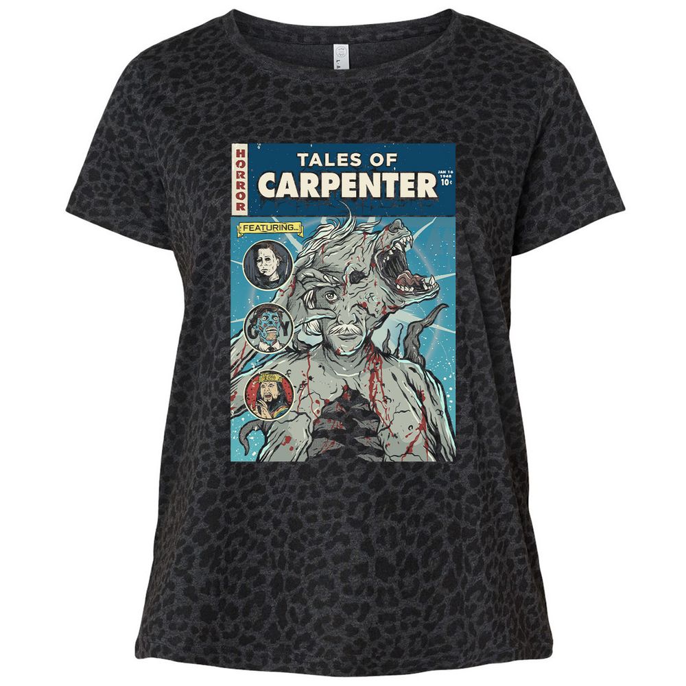 Ladies Curvy Jersey - VF4TD5X7 - Black Leopard - 11