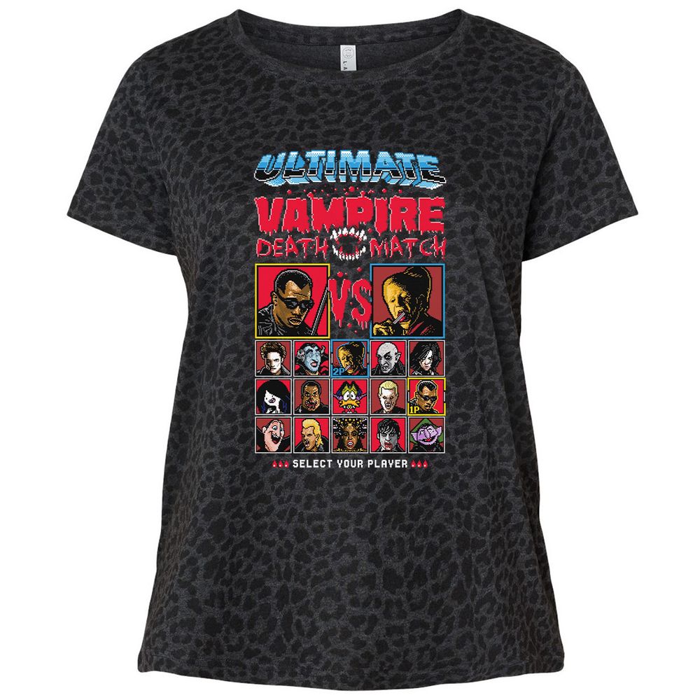 Ladies Curvy Jersey - K1FLLAD8 - Black Leopard - 11