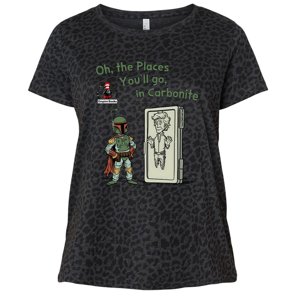 Ladies Curvy Jersey - B8X3N1RT - Black Leopard - 11