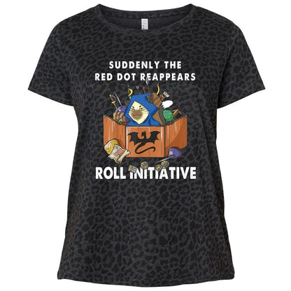 Ladies Curvy Jersey - NCH7U489 - Black Leopard - 11