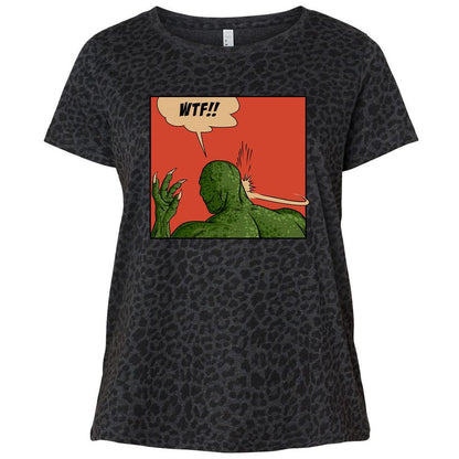 Ladies Curvy Jersey - 9TSV2NUZ - Black Leopard - 11