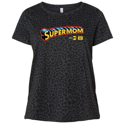 Ladies Curvy Jersey - 7ZS5Q3WQ - Black Leopard - 11