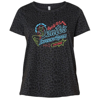 Ladies Curvy Jersey - 1DMUE9V9 - Black Leopard - 11