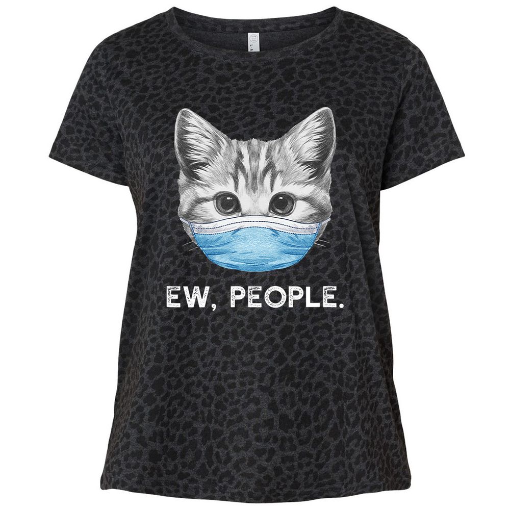 Ladies Curvy Jersey - KG193JE6 - Black Leopard - 11