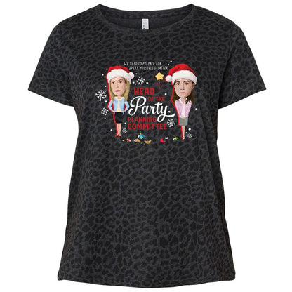 Head Of The Party Planning Committee Christmas - Black Leopard - 11