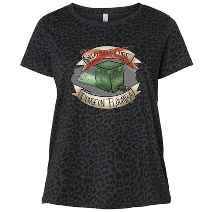 Ladies Curvy Jersey - X9JX851T - Black Leopard - 11