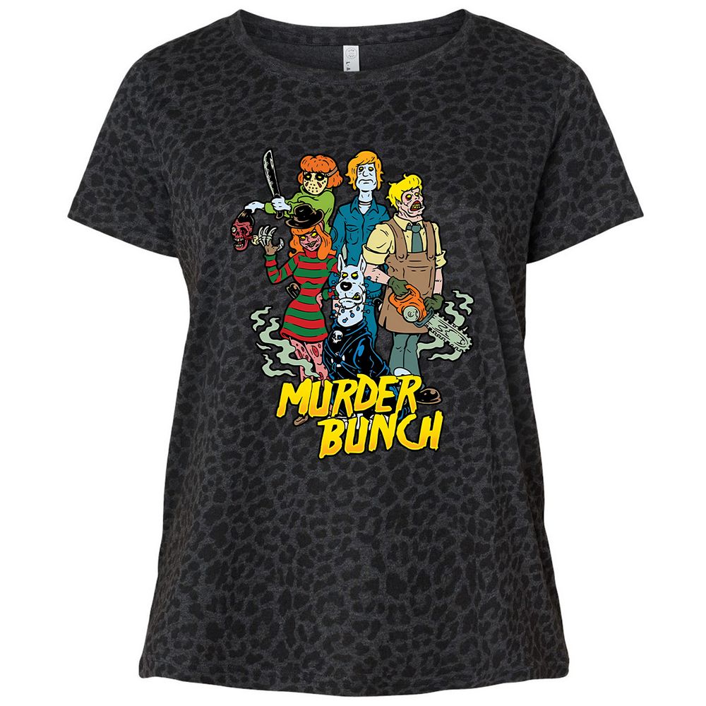 Ladies Curvy Jersey - 8WNZD1HA - Black Leopard - 11