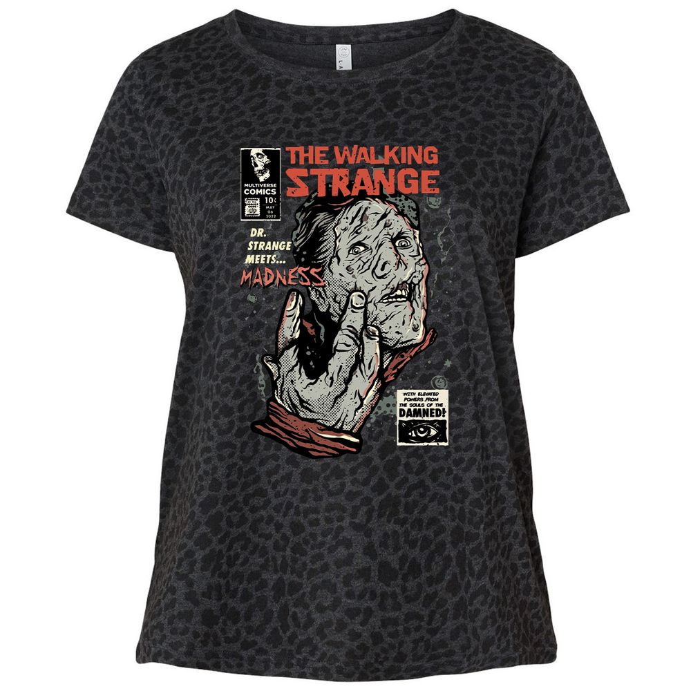 Ladies Curvy Jersey - 44DFCB15 - Black Leopard - 11