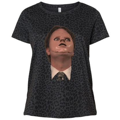 Ladies Curvy Jersey - SF9MPSM2 - Black Leopard - 11