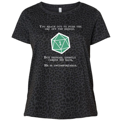 Ladies Curvy Jersey - EP2KS5NY - Black Leopard - 11