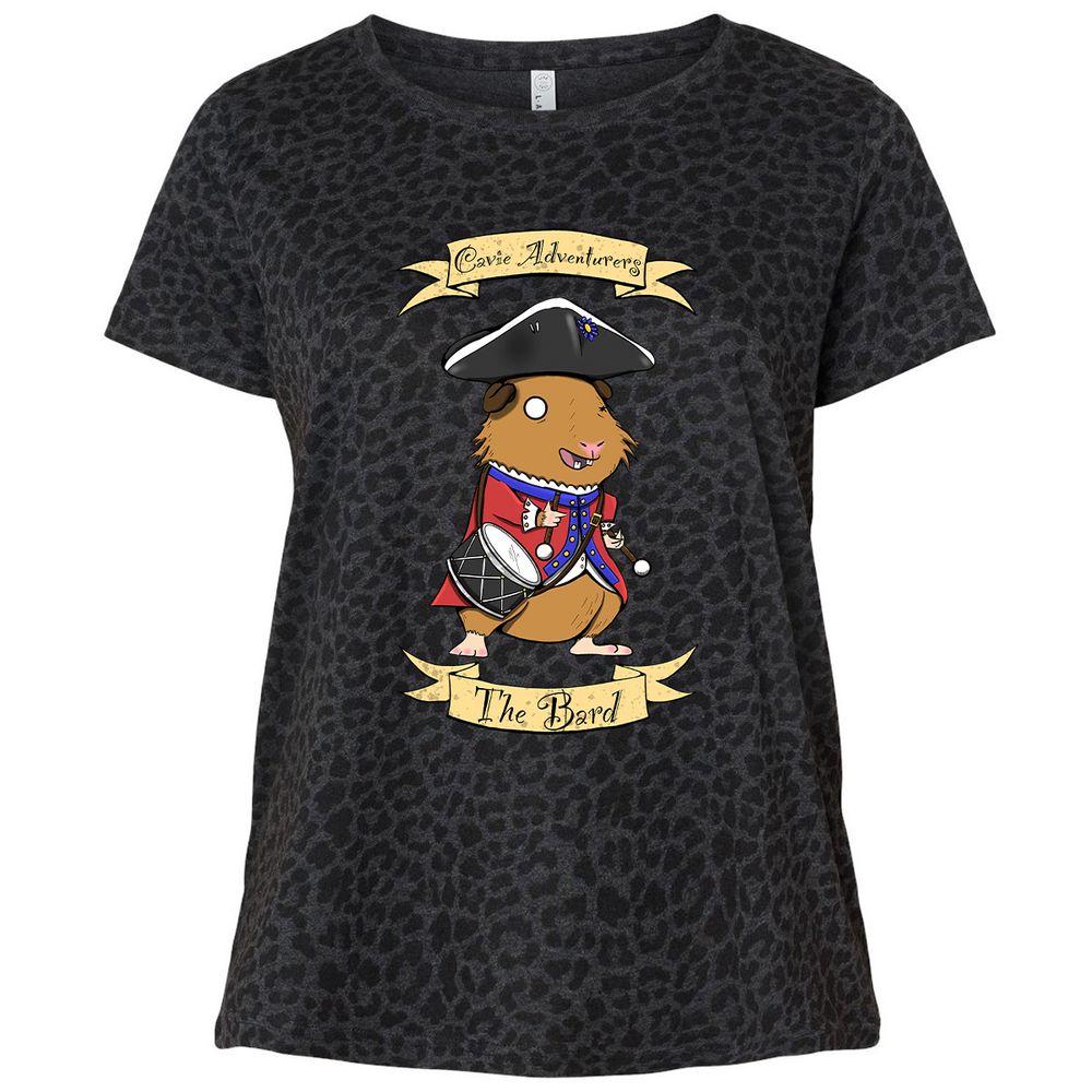 Ladies Curvy Jersey - FW71ULKG - Black Leopard - 11