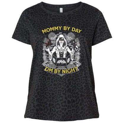 Ladies Curvy Jersey - VSSBXDDF - Black Leopard - 11