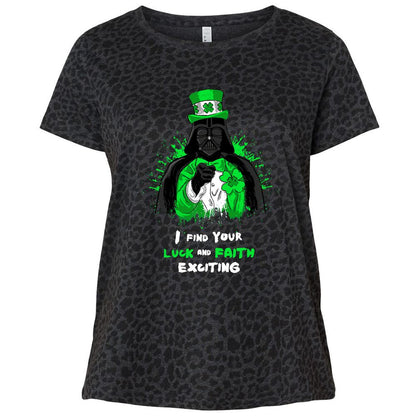 Ladies Curvy Jersey - DTXN2Y5R - Black Leopard - 11