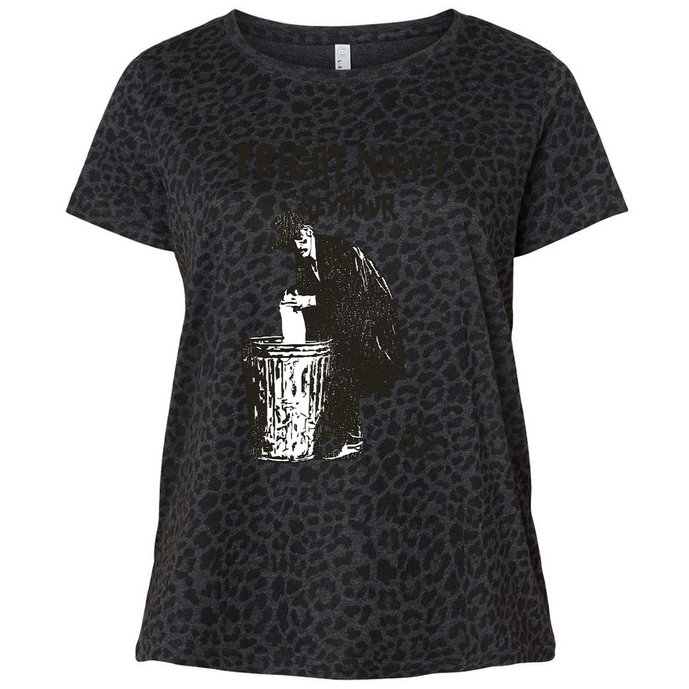 Ladies Curvy Jersey - UQW4M83Z - Black Leopard - 11