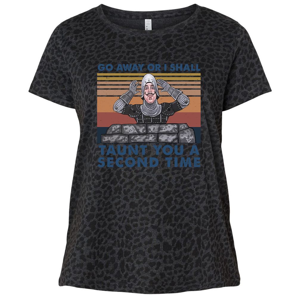 Ladies Curvy Jersey - JM5QGDVS - Black Leopard - 11