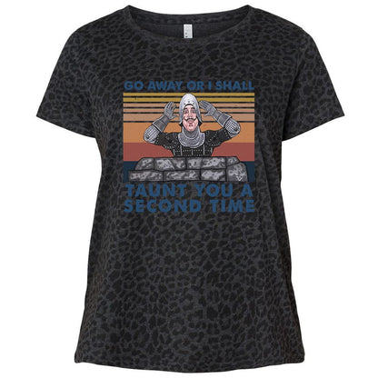 Ladies Curvy Jersey - JM5QGDVS - Black Leopard - 11