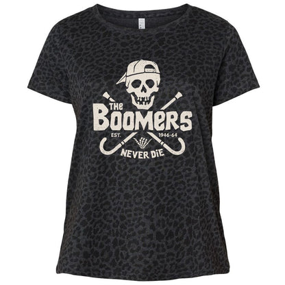 Ladies Curvy Jersey - RVAZ5REN - Black Leopard - 11