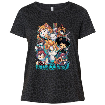 Ladies Curvy Jersey - PY3XSULE - Black Leopard - 11