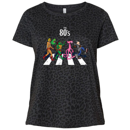 Ladies Curvy Jersey - 21PLXA1D - Black Leopard - 11