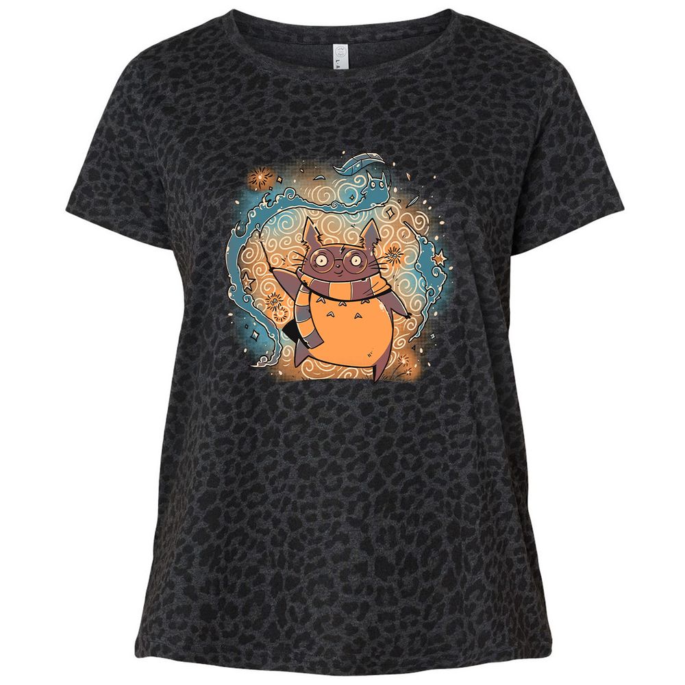 Ladies Curvy Jersey - MF4JKEDB - Black Leopard - 11