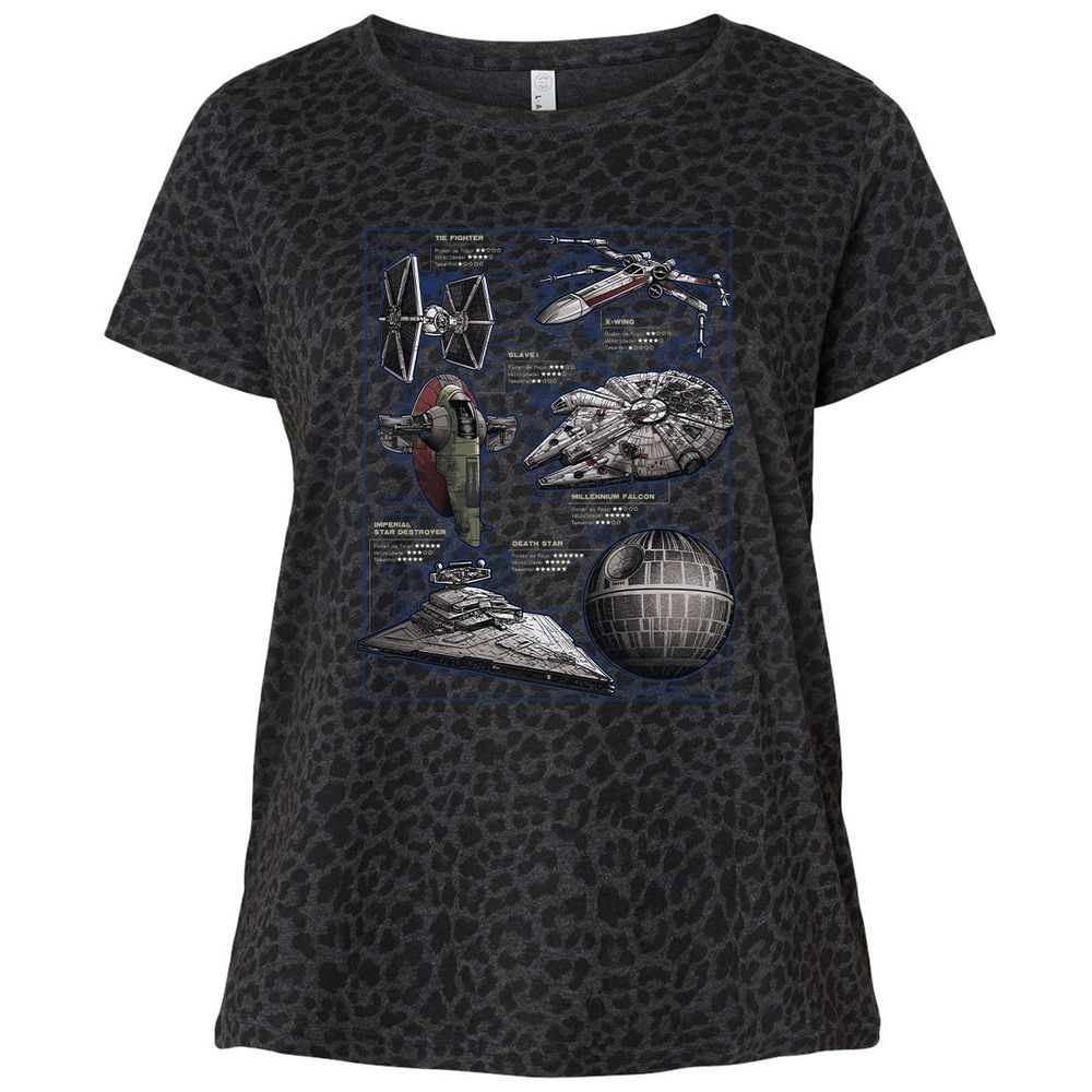 Ladies Curvy Jersey - 1MZXUVBV - Black Leopard - 11