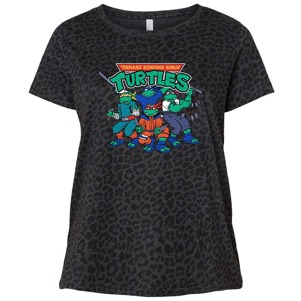 Ladies Curvy Jersey - GTM2TKMW - Black Leopard - 11